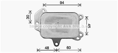 Радиатор масляный AVA QUALITY COOLING PE3424