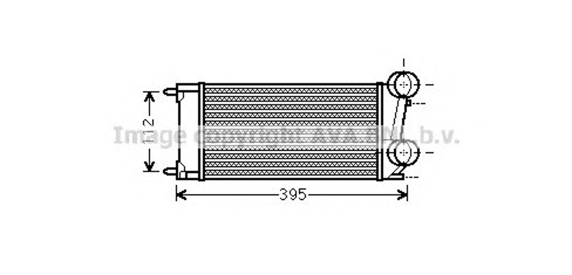 Интеркулер AVA QUALITY COOLING PEA4343