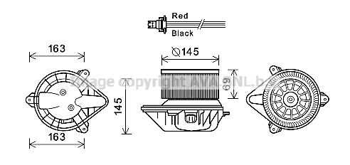 Двигатель вентилятора AVA QUALITY COOLING RT8583