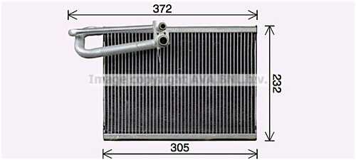 Vlv101 испаритель кондиционера AVA QUALITY COOLING VLV101