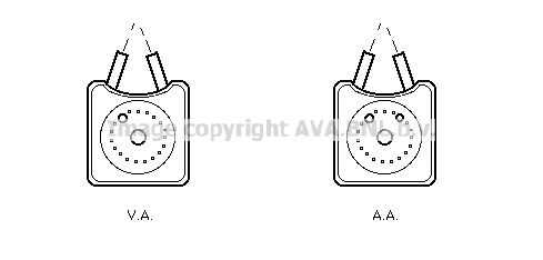 VN3147 AVA QUALITY COOLING Радиатор масляный