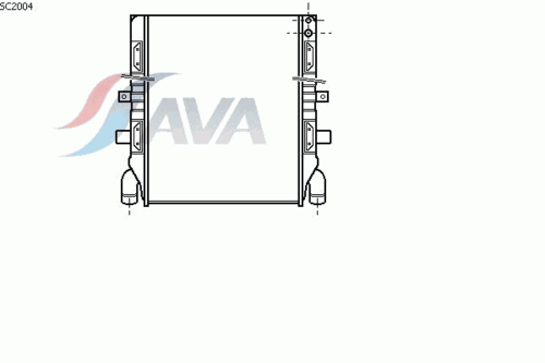 Радиатор системы охлаждения AVA QUALITY COOLING SC2004