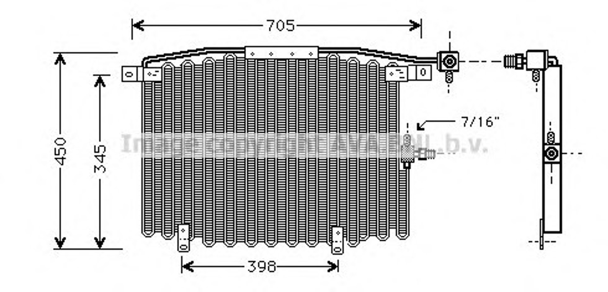 Радиатор кондиционера AVA QUALITY COOLING AI5115
