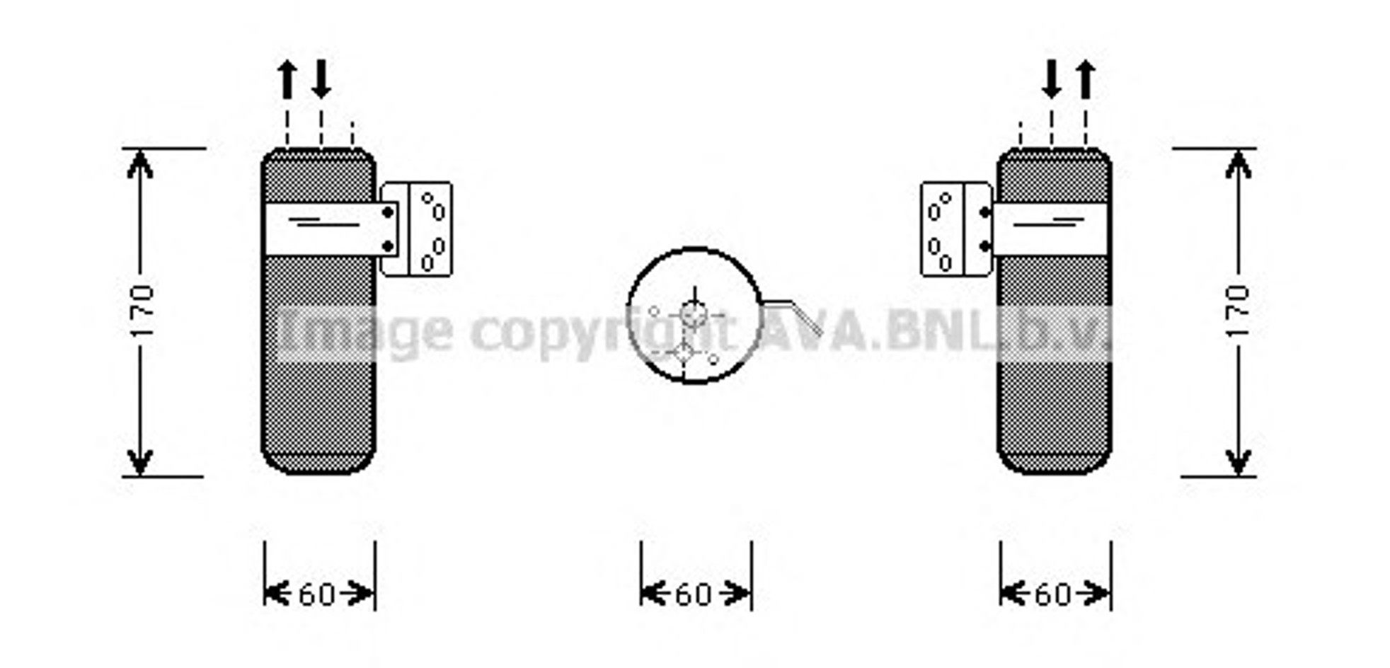 Осушитель кондиционера AVA QUALITY COOLING CRD052