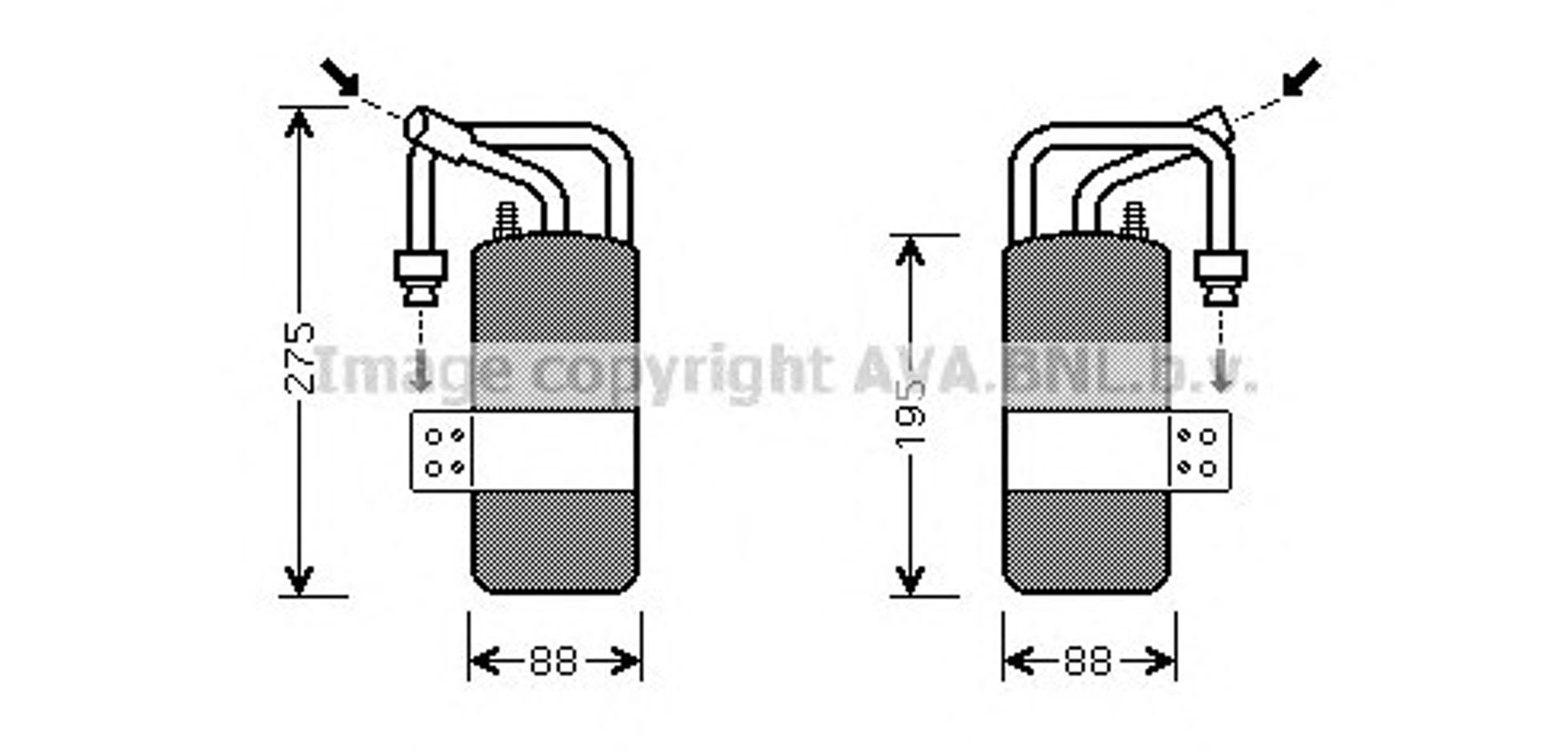 Осушитель кондиционера AVA QUALITY COOLING FDD386