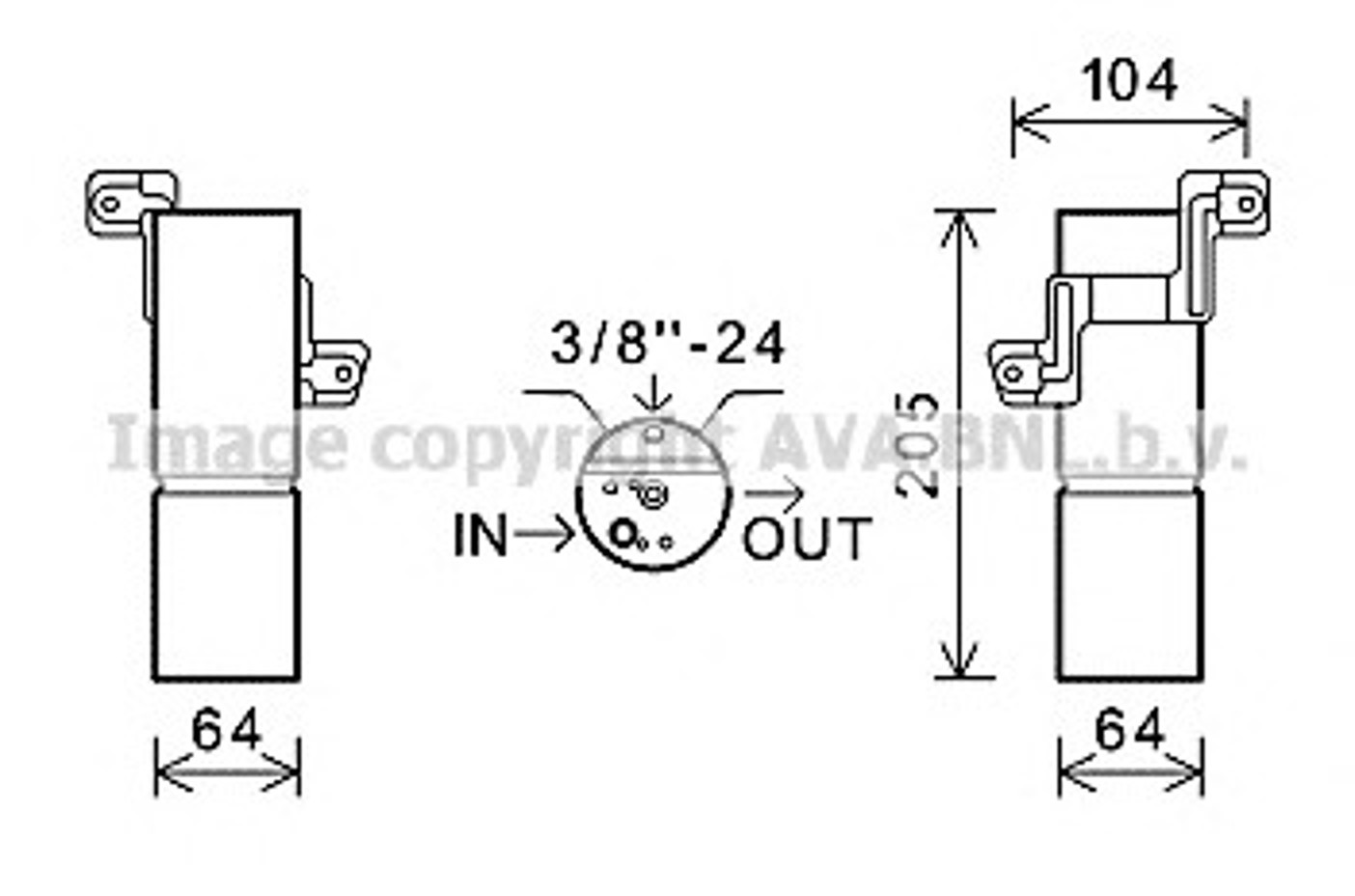 Осушитель кондиционера AVA QUALITY COOLING MSD598