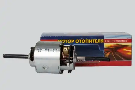 0130.111.116 электродвигатель отопителя без крыльчатки (ан.bosch дп70-130)(24v/230вт)