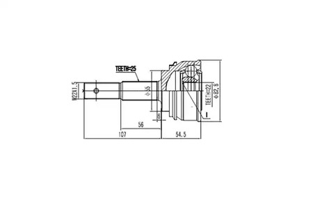 ШРУС AYWIPARTS AW1510095A