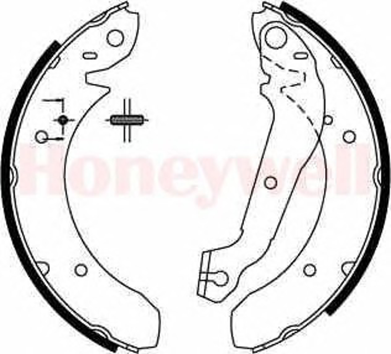 362234B BENDIX Колодки тормозные барабанные