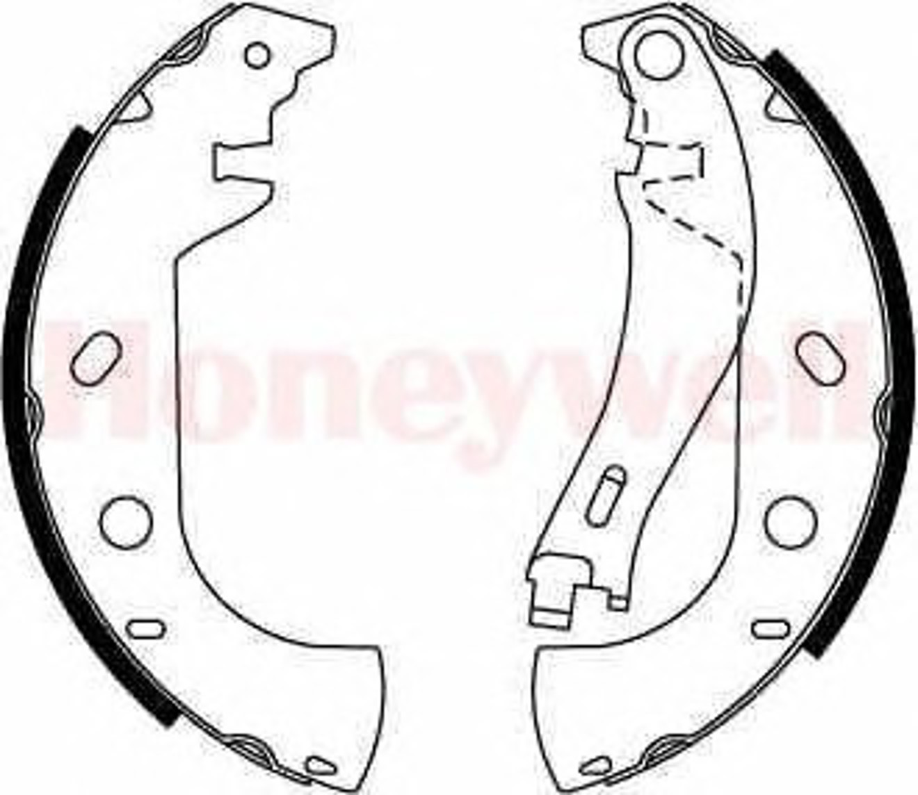 362392B BENDIX Колодки тормозные барабанные