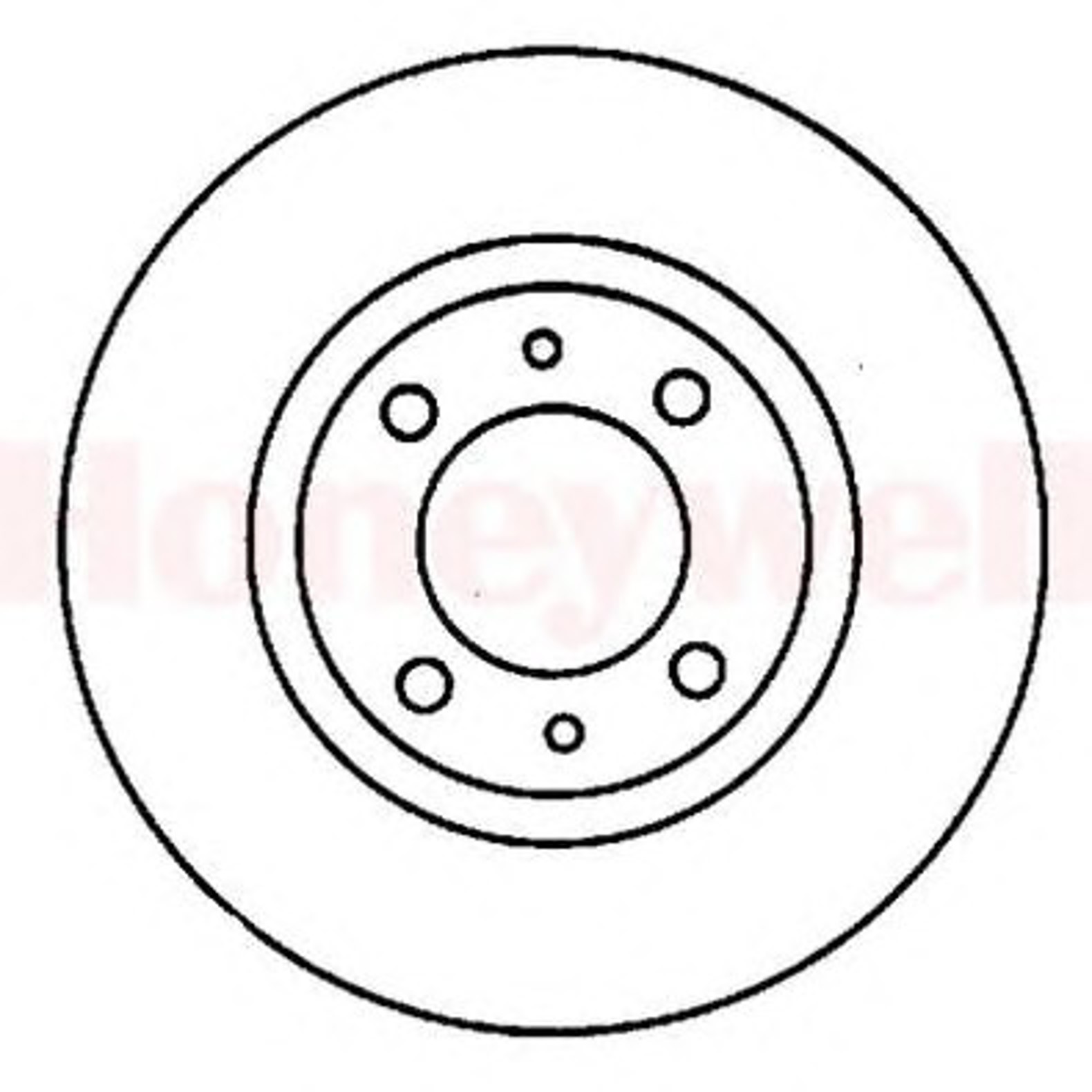 561923B BENDIX Диск тормозной