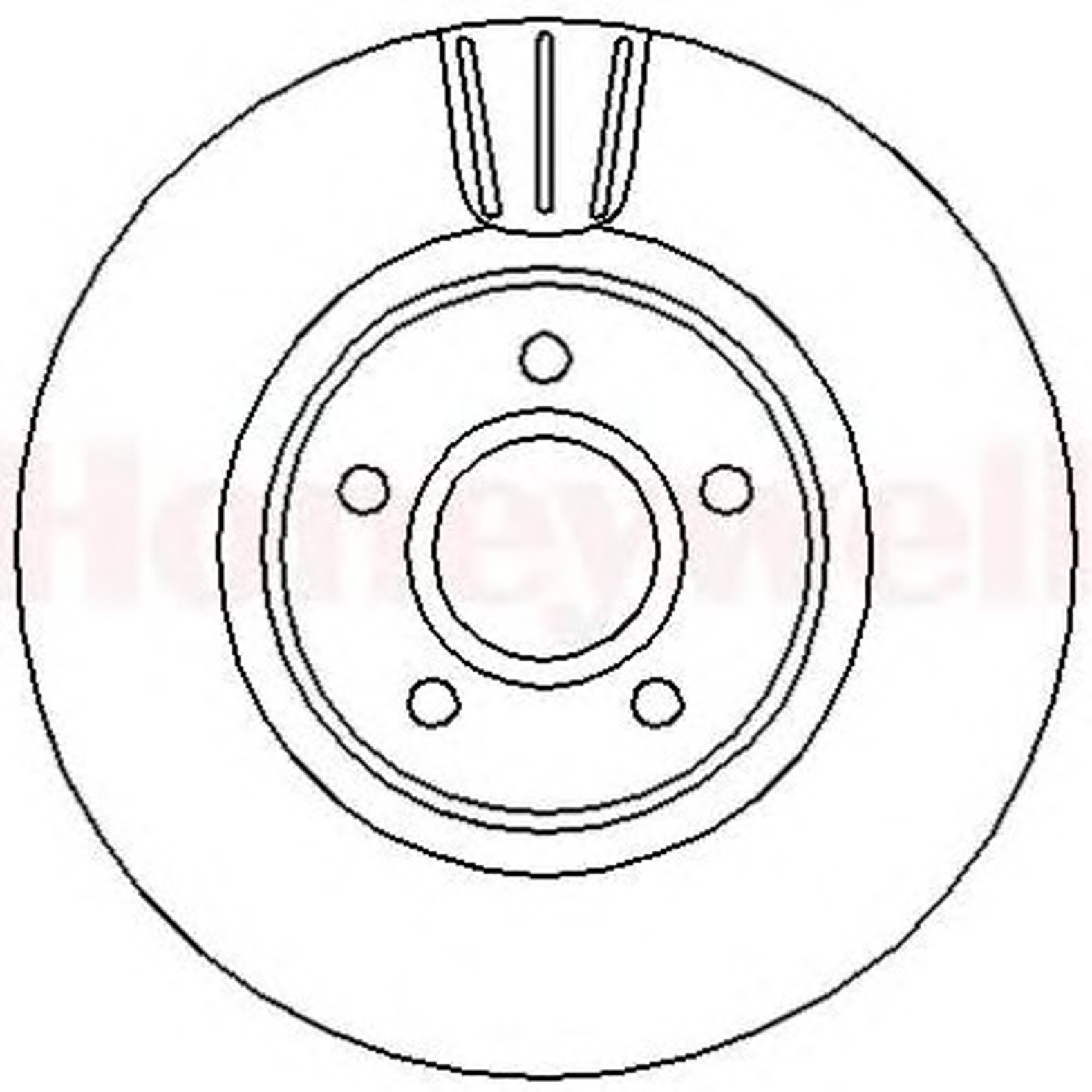 562363B BENDIX Диск тормозной