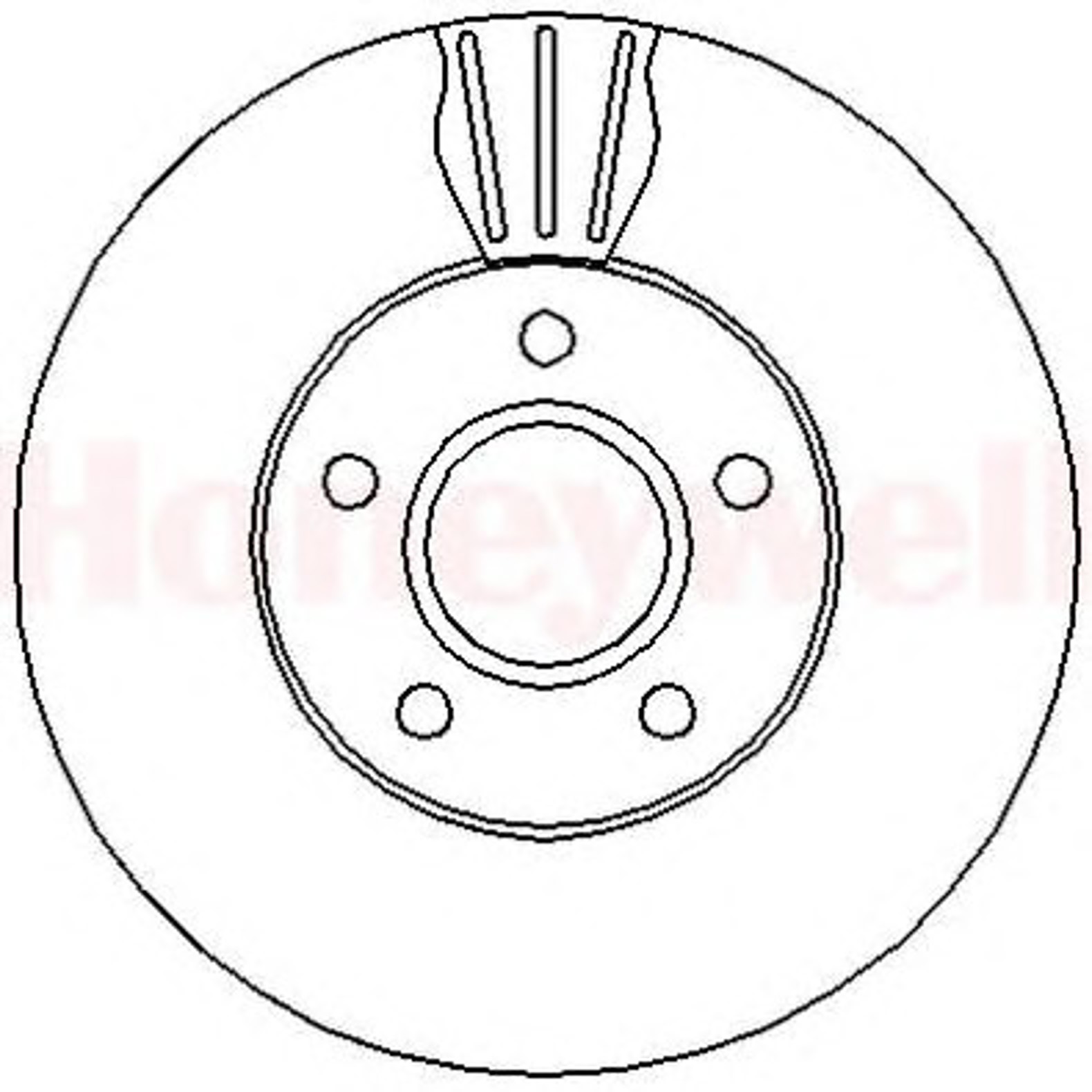 562364B BENDIX Диск тормозной