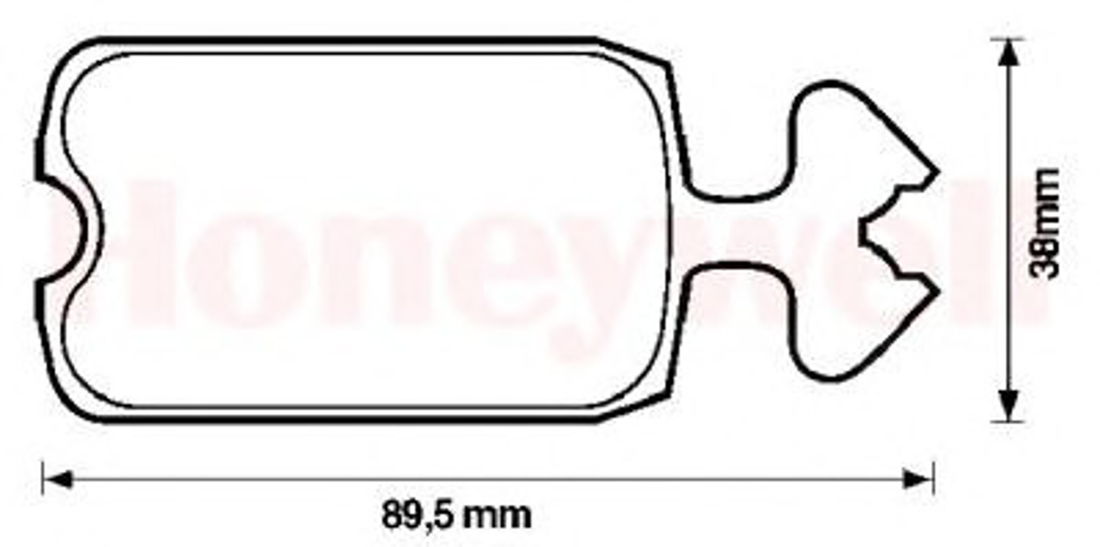 571210B BENDIX Колодки тормозные дисковые