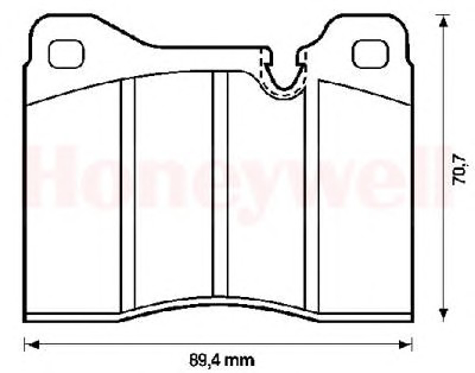 571261B BENDIX Колодки тормозные дисковые