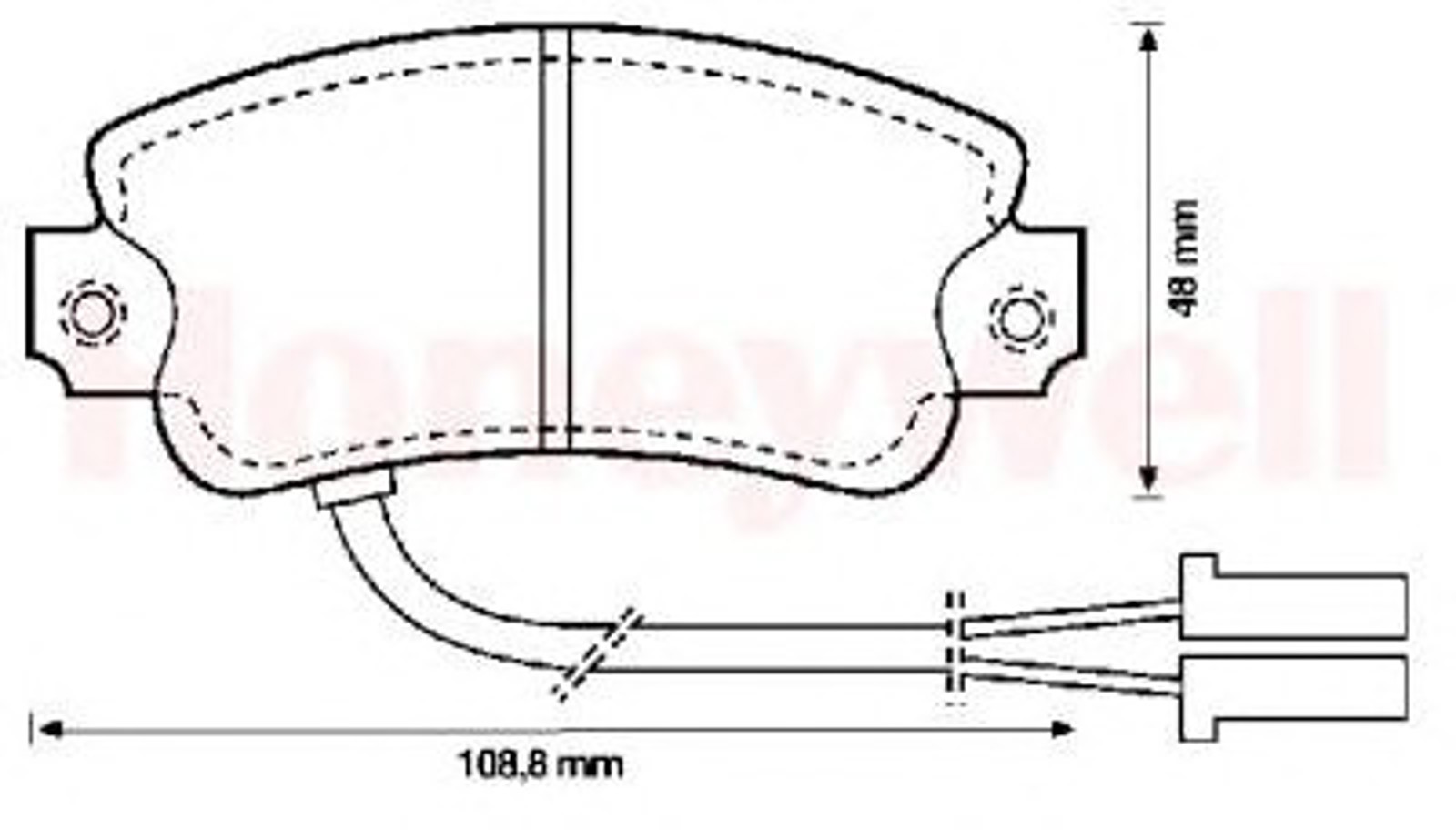 571341B BENDIX Колодки тормозные дисковые