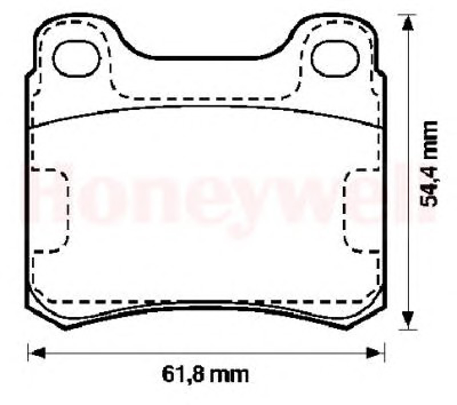 571344B BENDIX Колодки тормозные дисковые