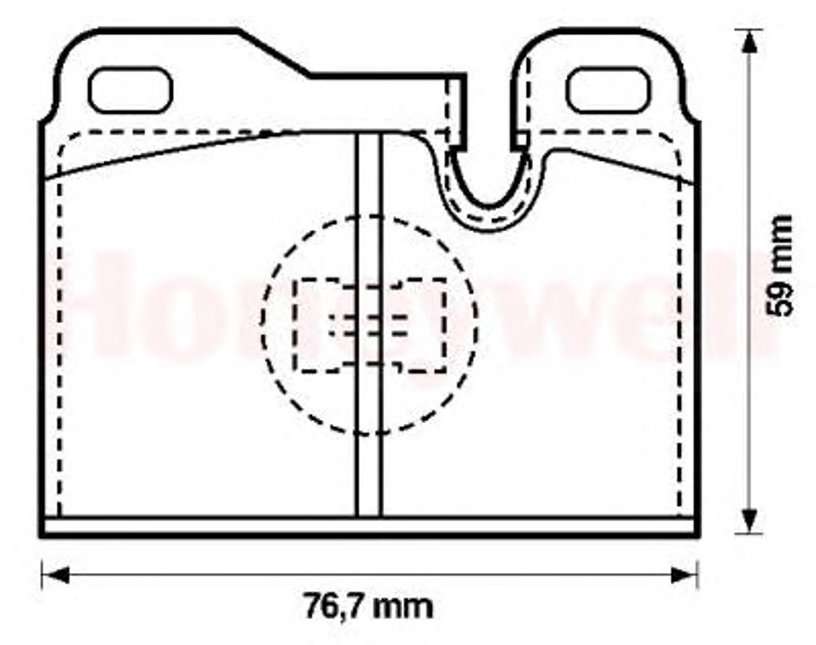 571354B BENDIX Колодки тормозные дисковые