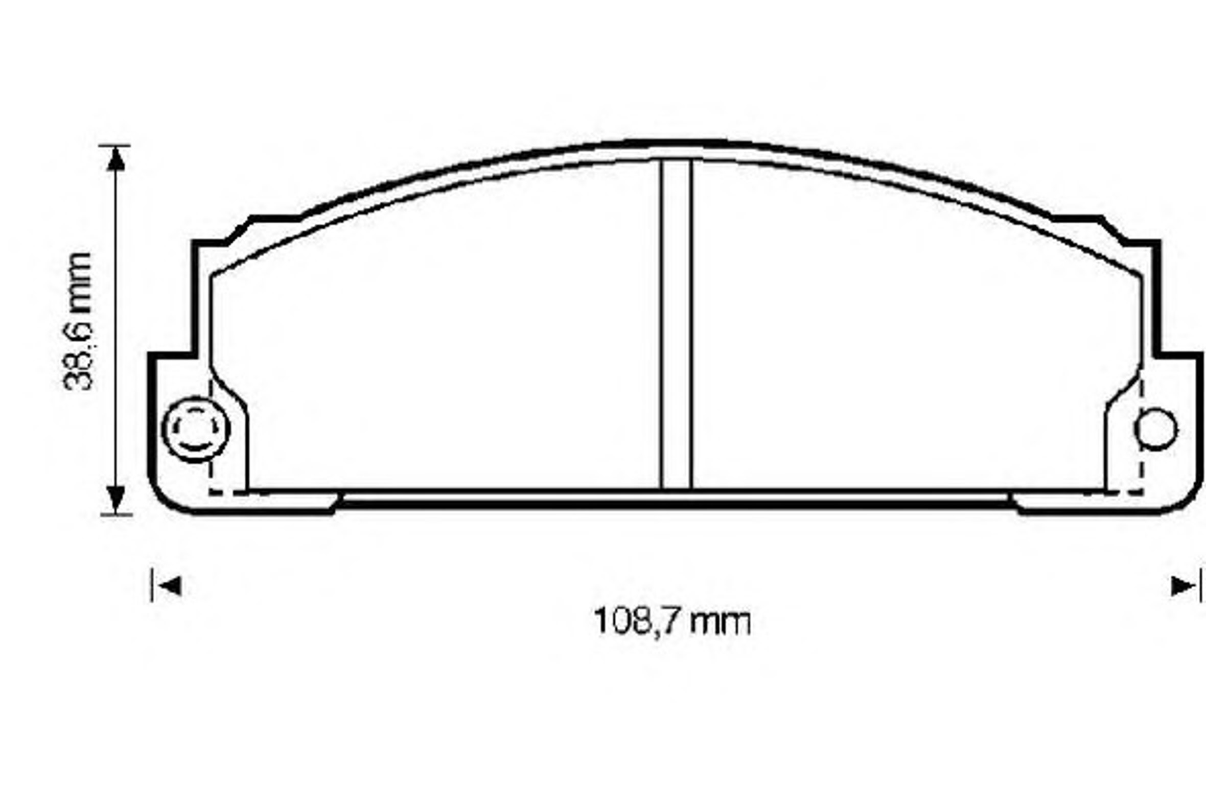 571362B BENDIX Комплект тормозных колодок, дисковый тормоз