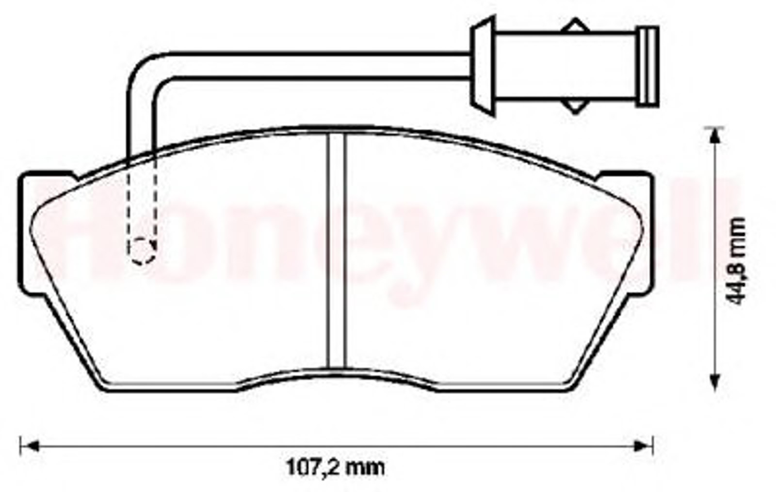 571386B BENDIX Комплект тормозных колодок, дисковый тормоз