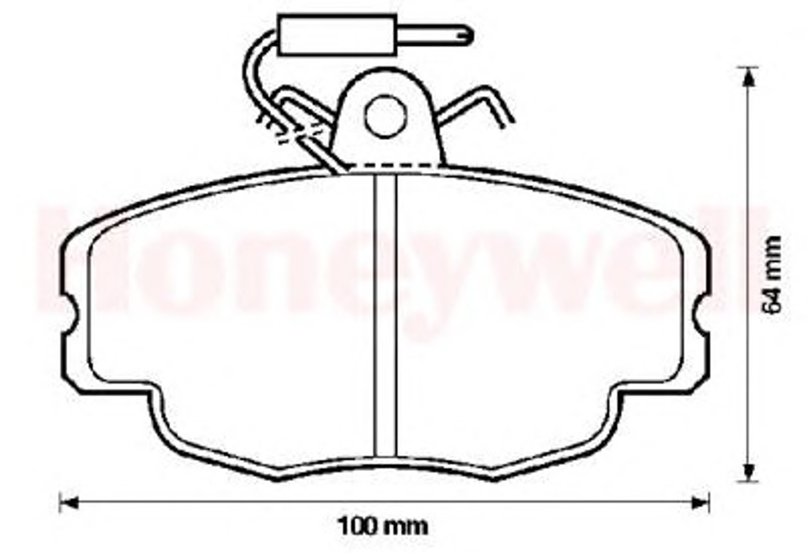 571405X BENDIX Колодки тормозные дисковые