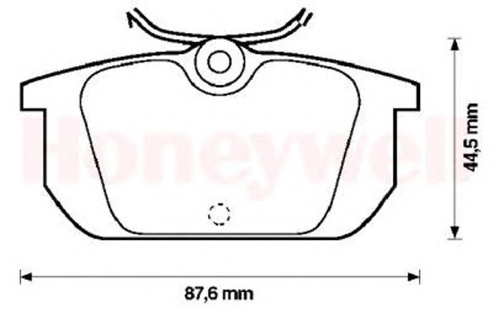 571409B BENDIX Комплект тормозных колодок, дисковый тормоз