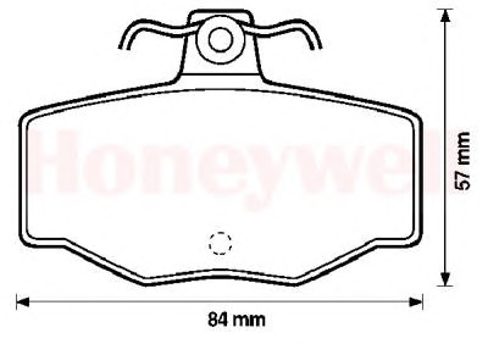 571421B BENDIX Комплект тормозных колодок, дисковый тормоз