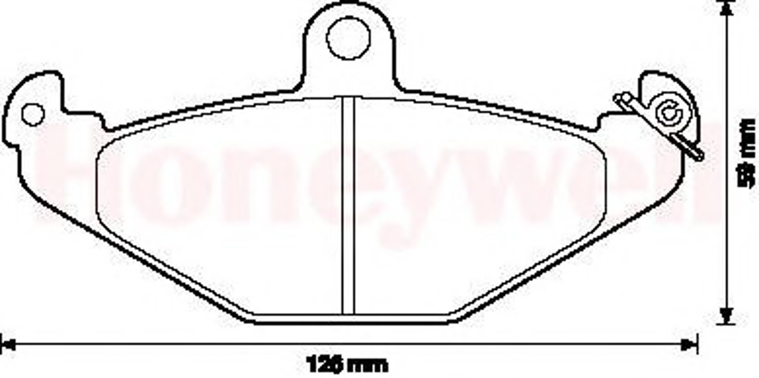 571425B BENDIX Колодки тормозные дисковые