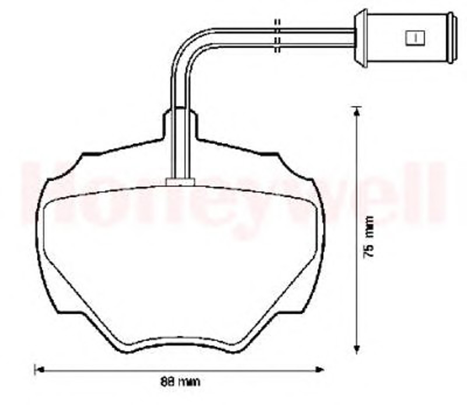 571440B BENDIX Колодки тормозные дисковые