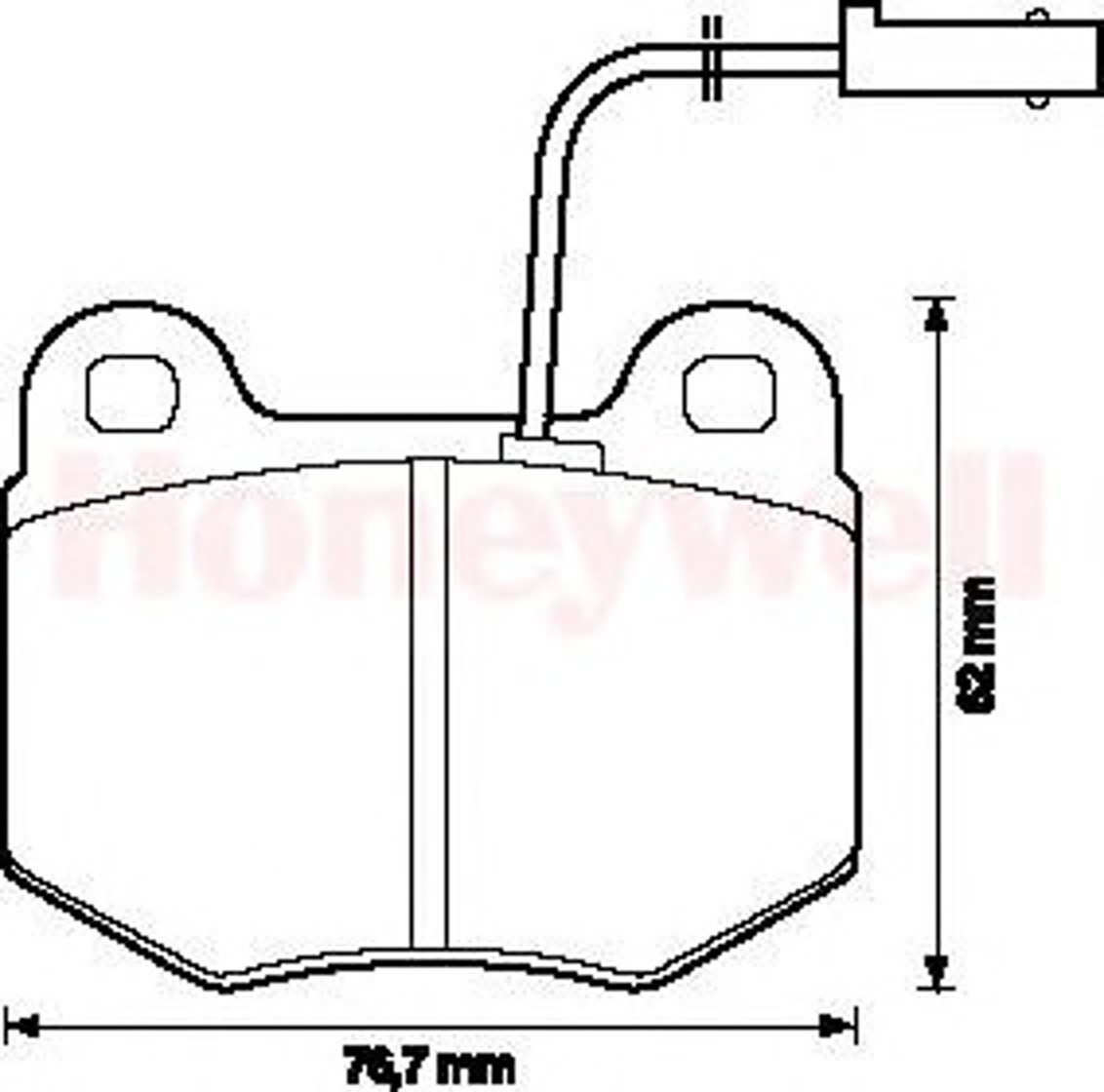 571466B BENDIX Колодки тормозные дисковые