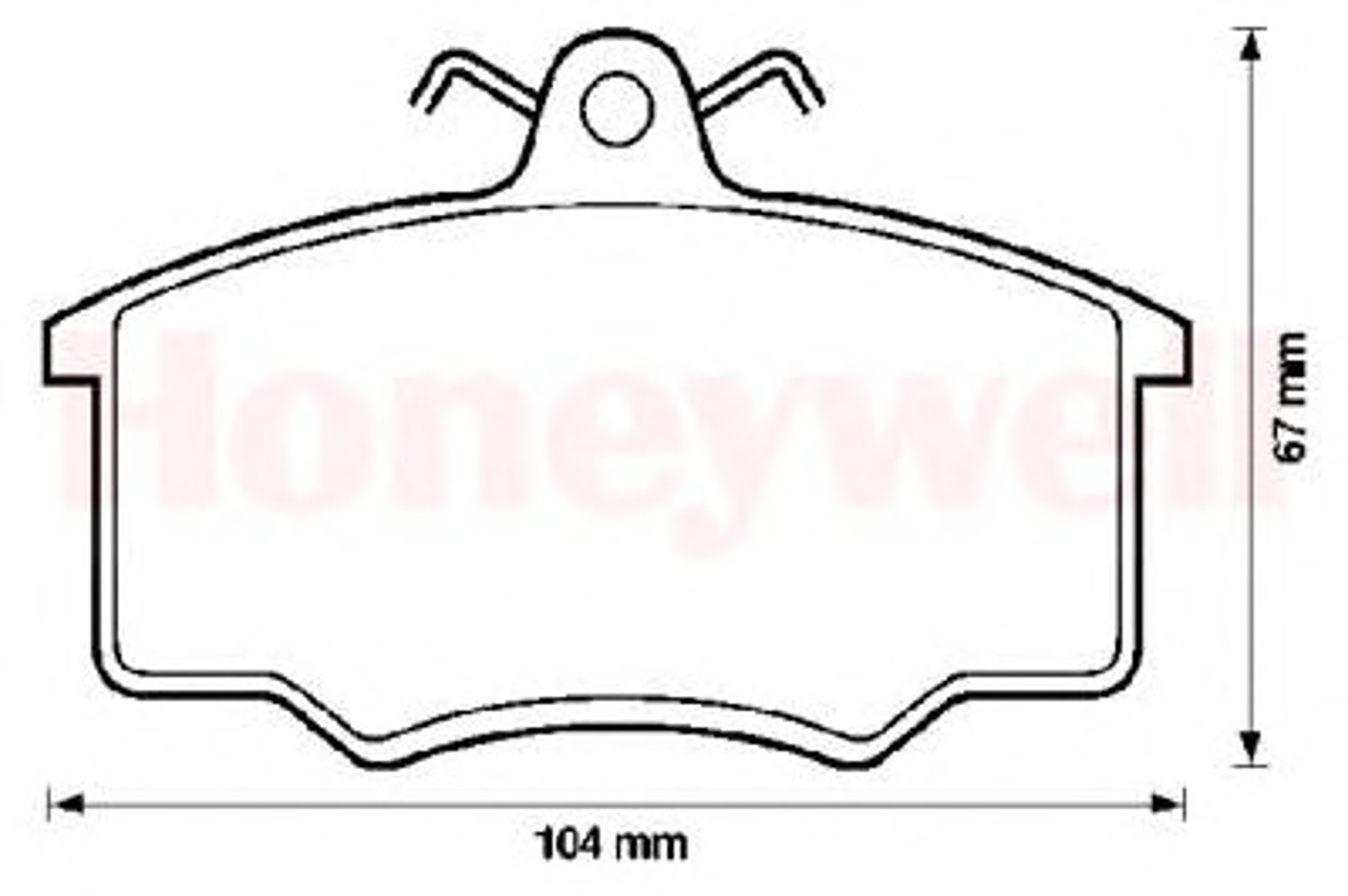 571491B BENDIX Комплект тормозных колодок, дисковый тормоз