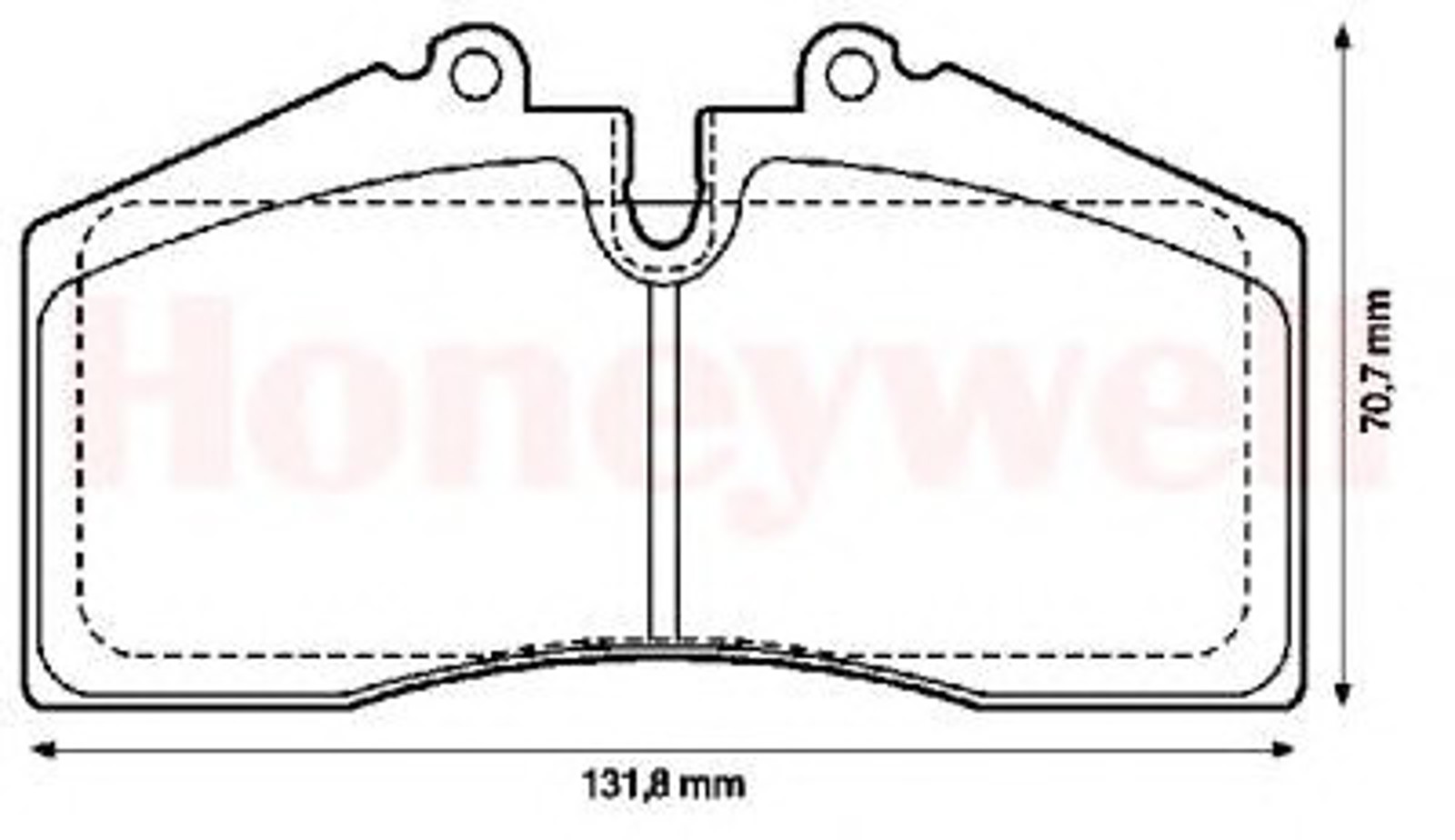 571534B BENDIX Колодки тормозные дисковые