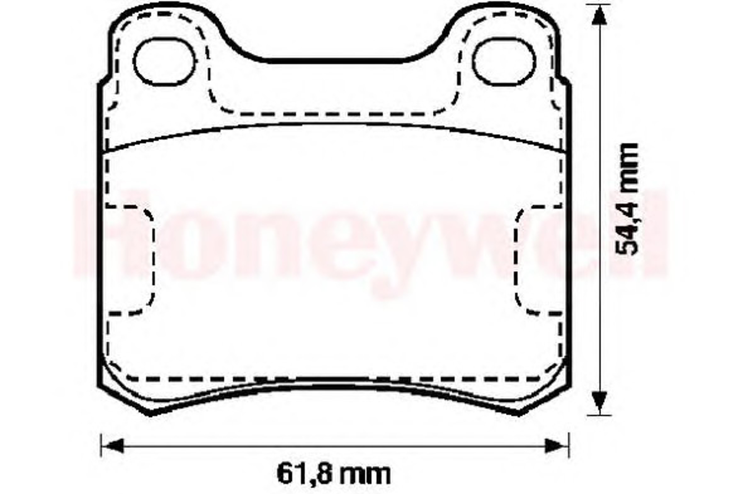 571555B BENDIX Комплект тормозных колодок, дисковый тормоз