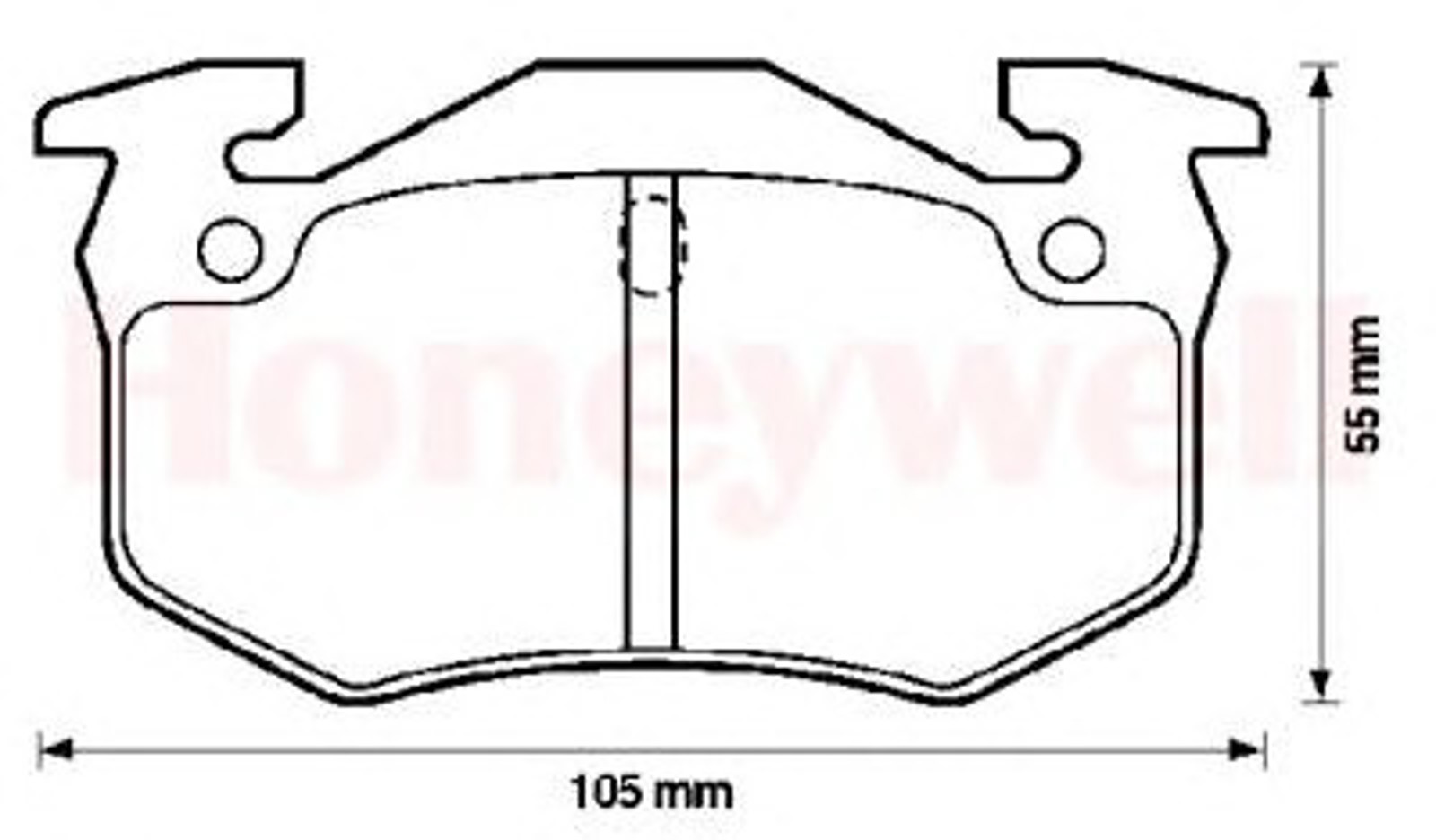 571744B BENDIX Колодки тормозные дисковые