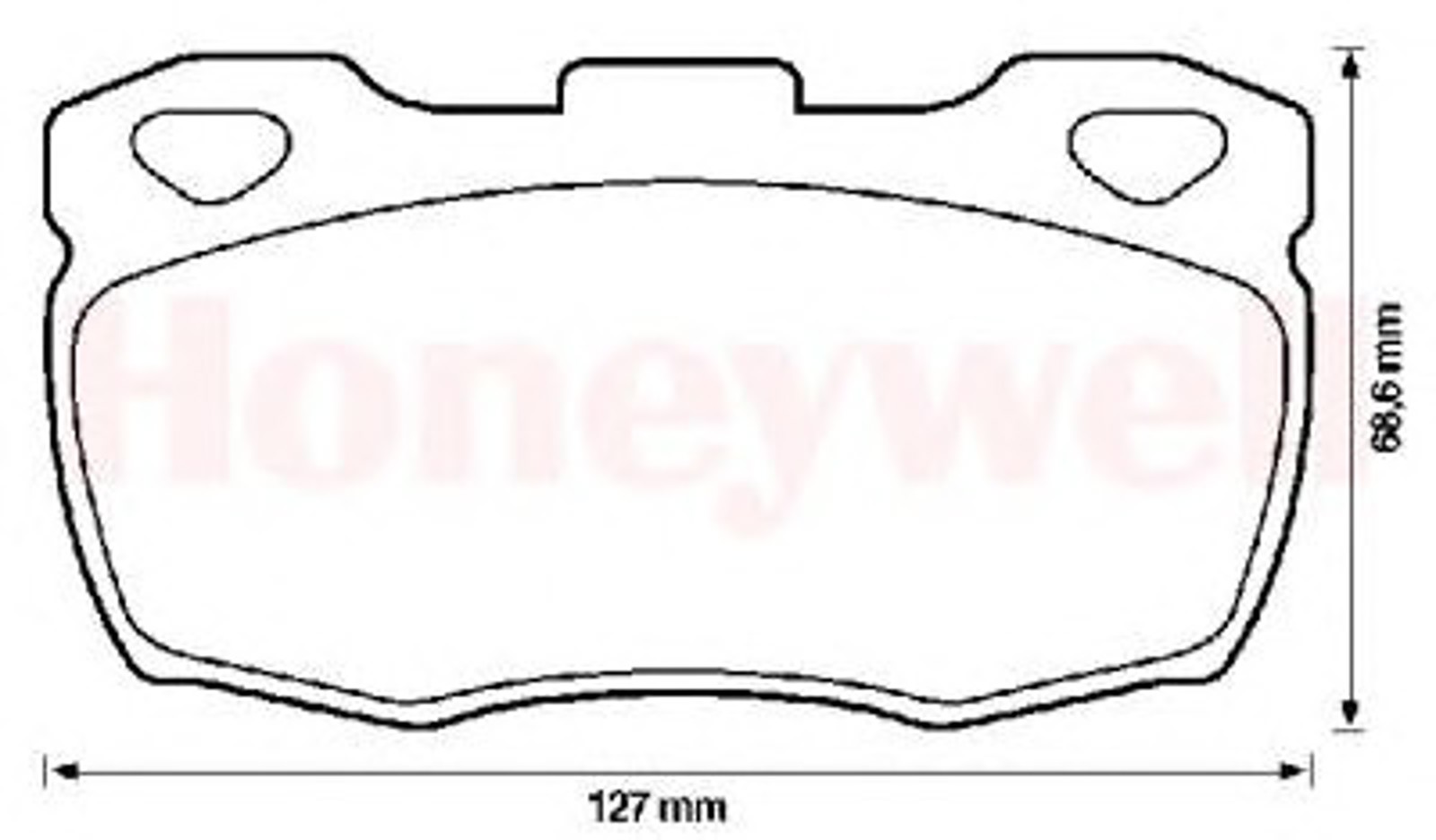 571827B BENDIX Колодки тормозные дисковые