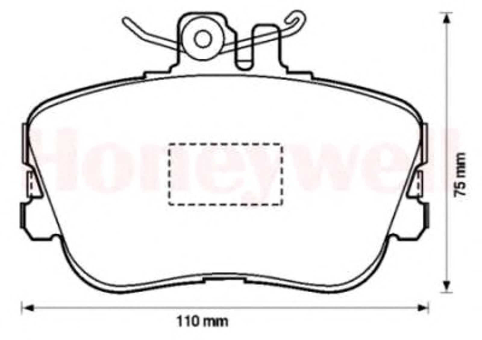 571828X BENDIX Колодки тормозные дисковые