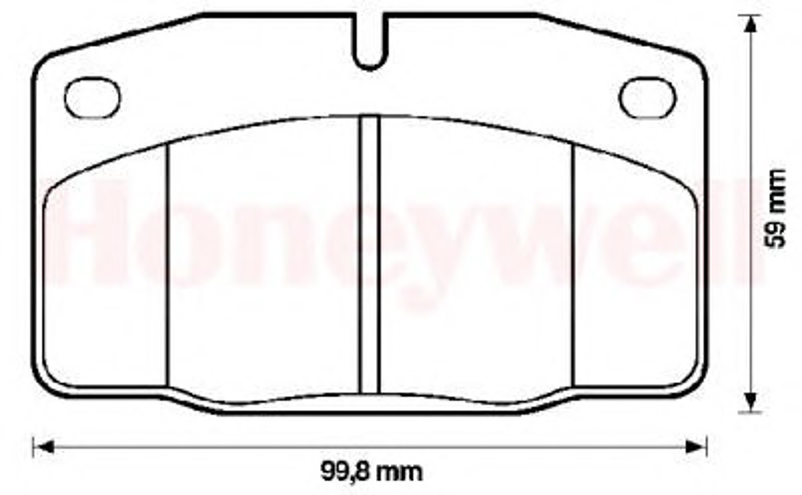 571833B BENDIX Комплект тормозных колодок, дисковый тормоз