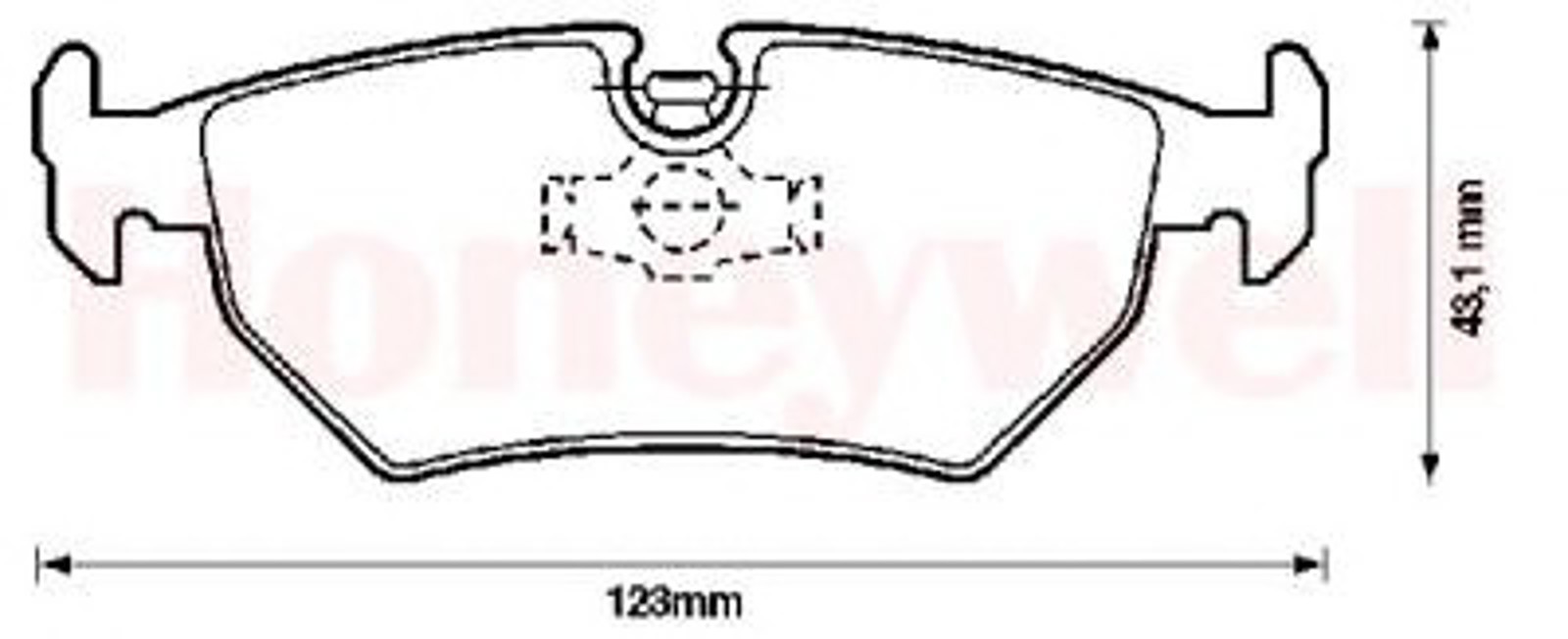 571837B BENDIX Комплект тормозных колодок, дисковый тормоз