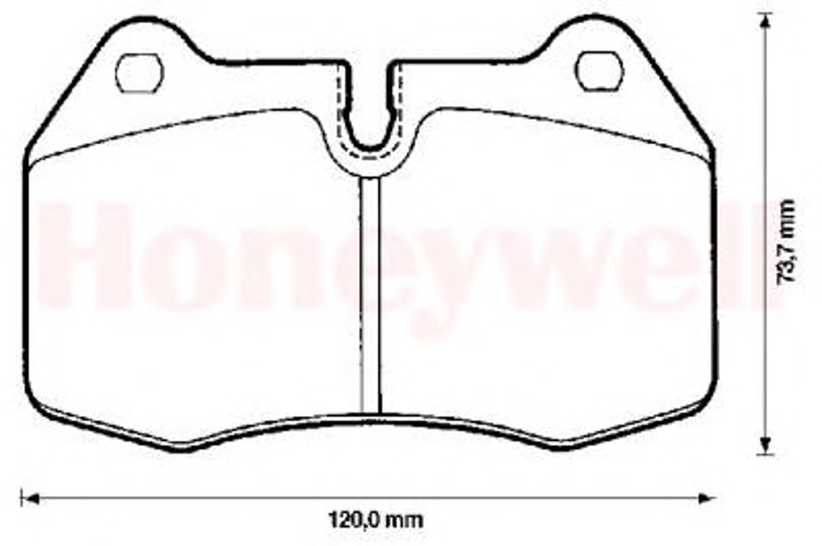 571852B BENDIX Колодки тормозные дисковые