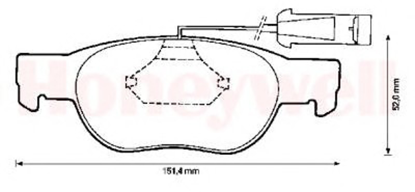 571887B BENDIX Комплект тормозных колодок, дисковый тормоз