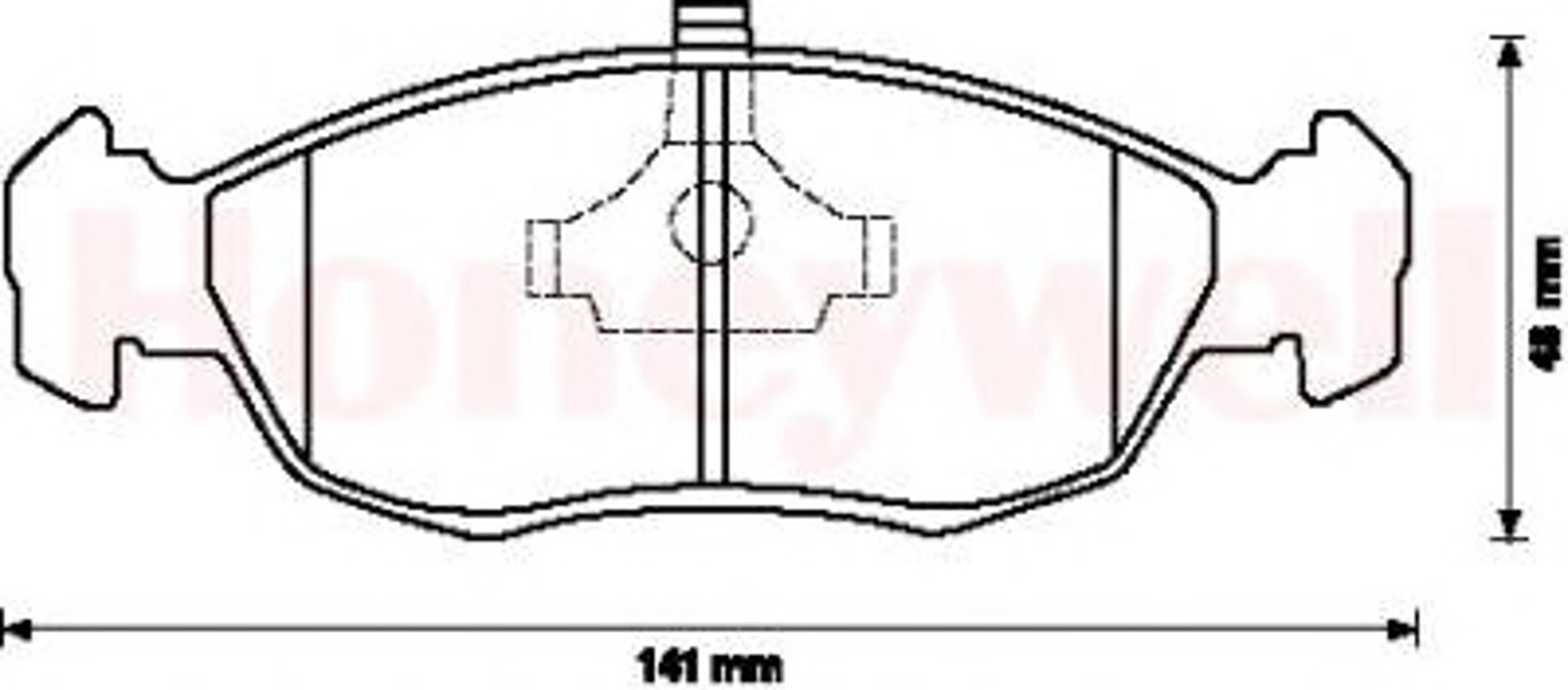 571902B BENDIX Комплект тормозных колодок, дисковый тормоз