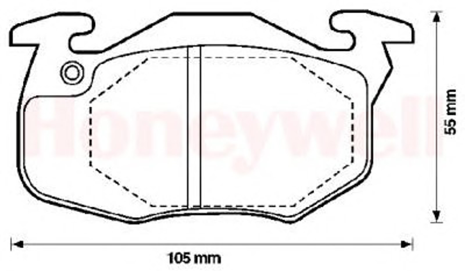 571911B BENDIX Комплект тормозных колодок, дисковый тормоз