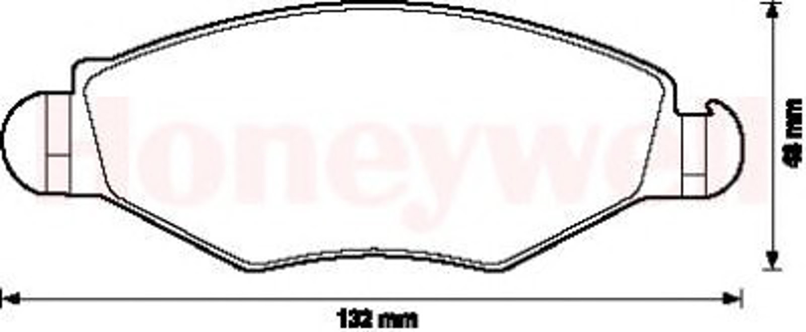 571930B BENDIX Комплект тормозных колодок, дисковый тормоз