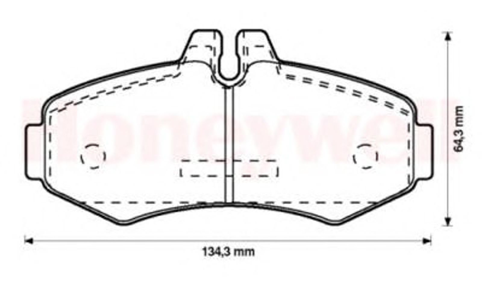 571946B BENDIX Комплект тормозных колодок, дисковый тормоз