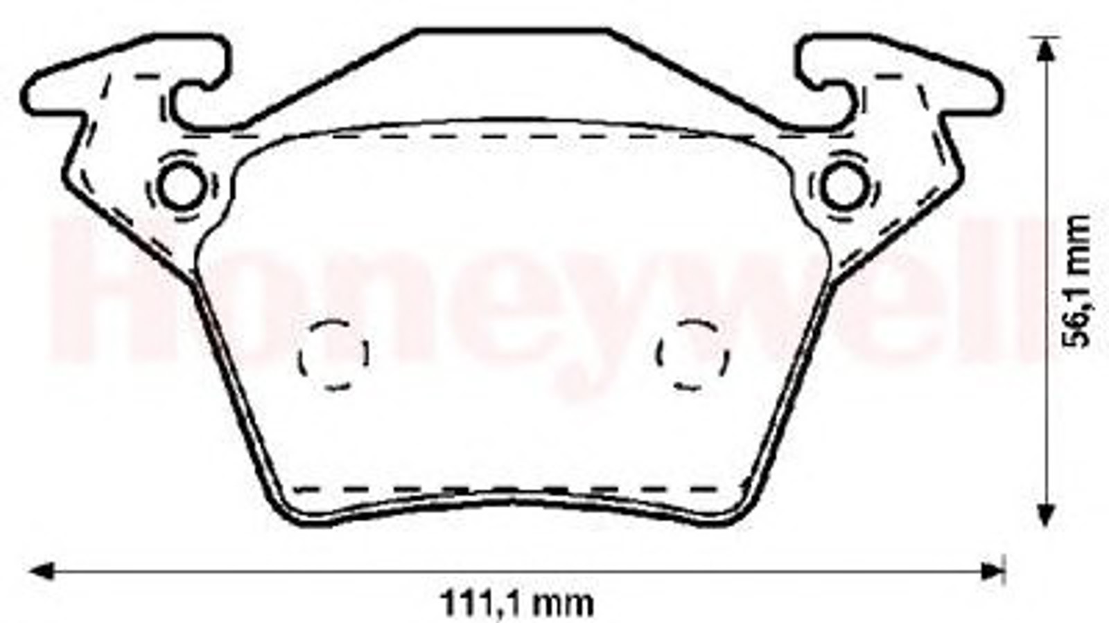 571947B BENDIX Комплект тормозных колодок, дисковый тормоз