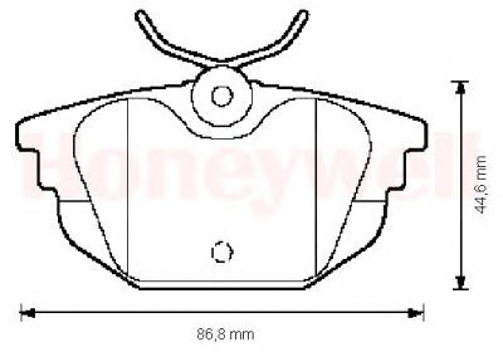 571979B BENDIX Комплект тормозных колодок, дисковый тормоз