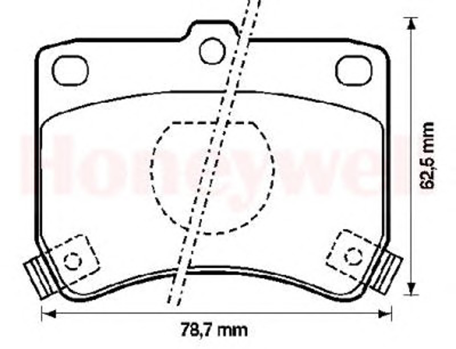 572100B BENDIX Комплект тормозных колодок, дисковый тормоз