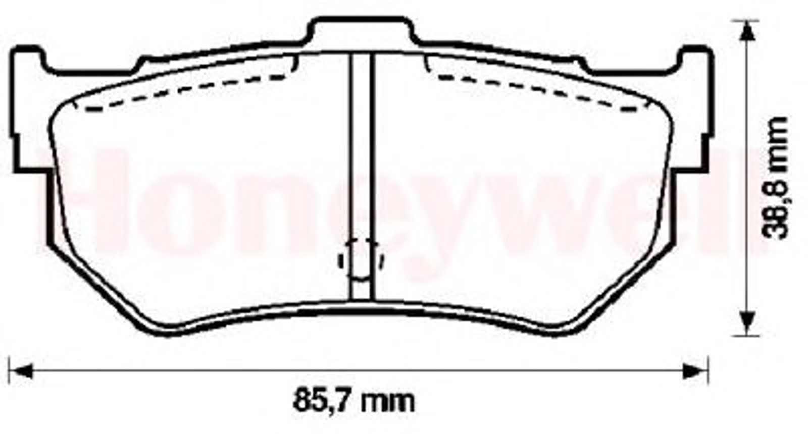 572133B BENDIX Комплект тормозных колодок, дисковый тормоз