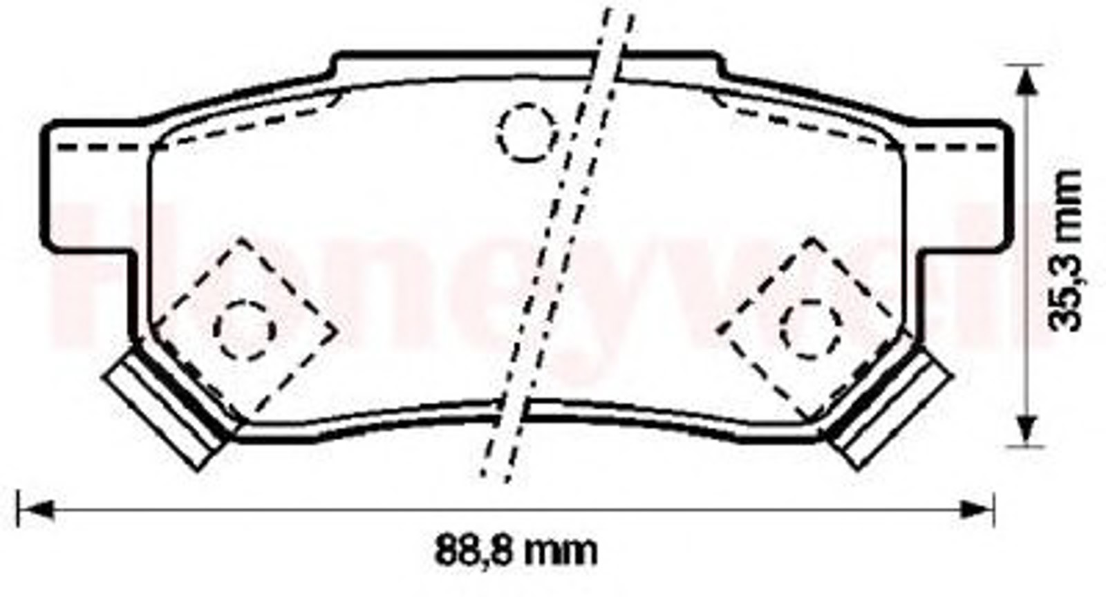 572136B BENDIX Комплект тормозных колодок, дисковый тормоз