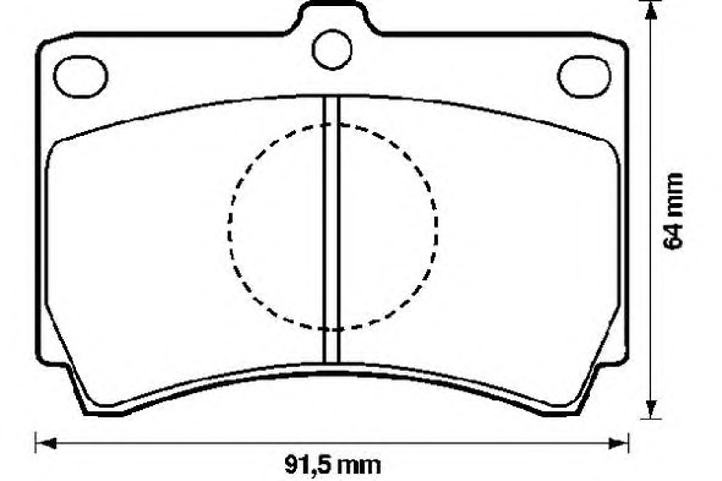 572143B BENDIX Колодки тормозные дисковые